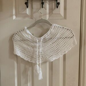 Brand new crochet swimsuit shorts coverup